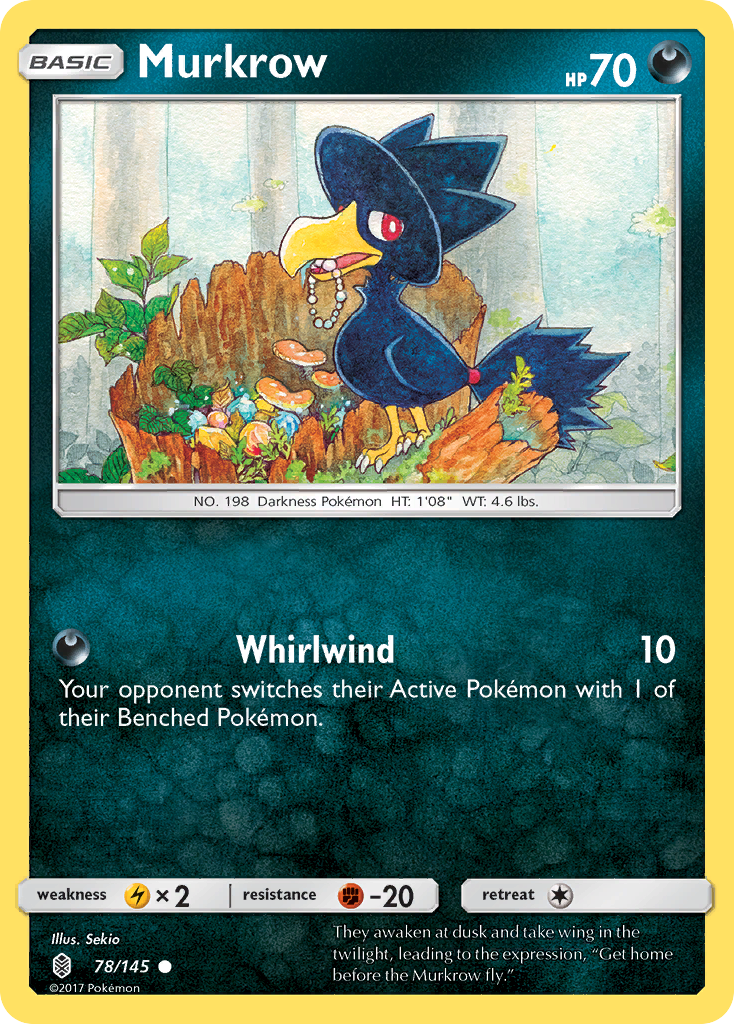 Murkrow (78/145) [Sun & Moon: Guardians Rising] | Odin's Place