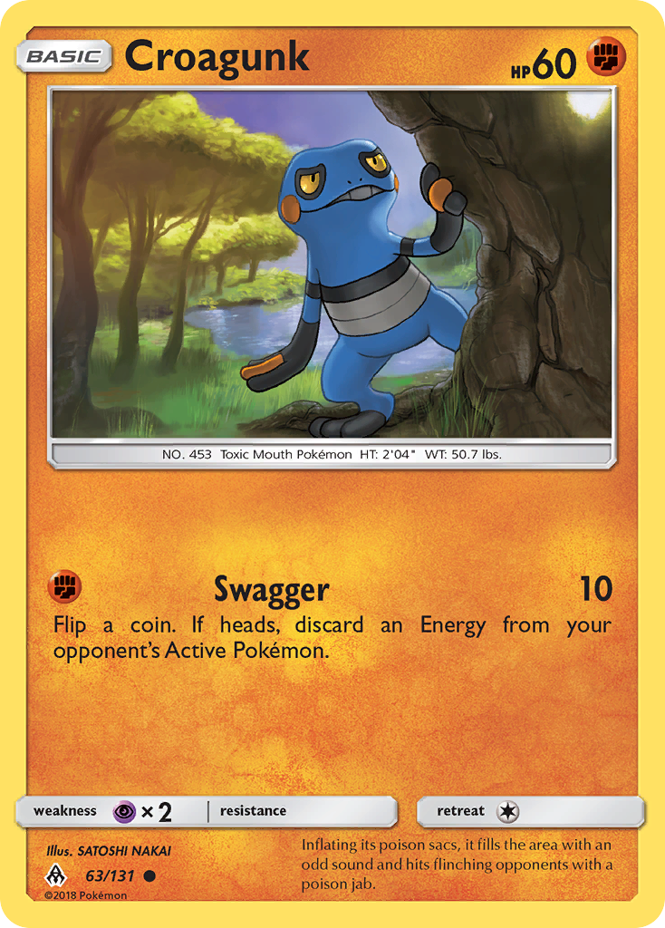 Croagunk (63/131) [Sun & Moon: Forbidden Light] | Odin's Place