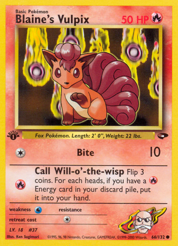 Blaine's Vulpix (66/132) [Gym Challenge 1st Edition] | Odin's Place