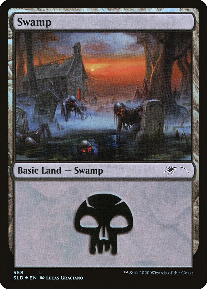 Swamp (Reanimated) (558) [Secret Lair Drop Promos] | Odin's Place