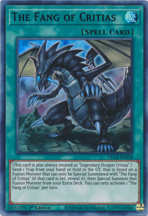 The Fang of Critias (Purple) [DLCS-EN058] Ultra Rare | Odin's Place