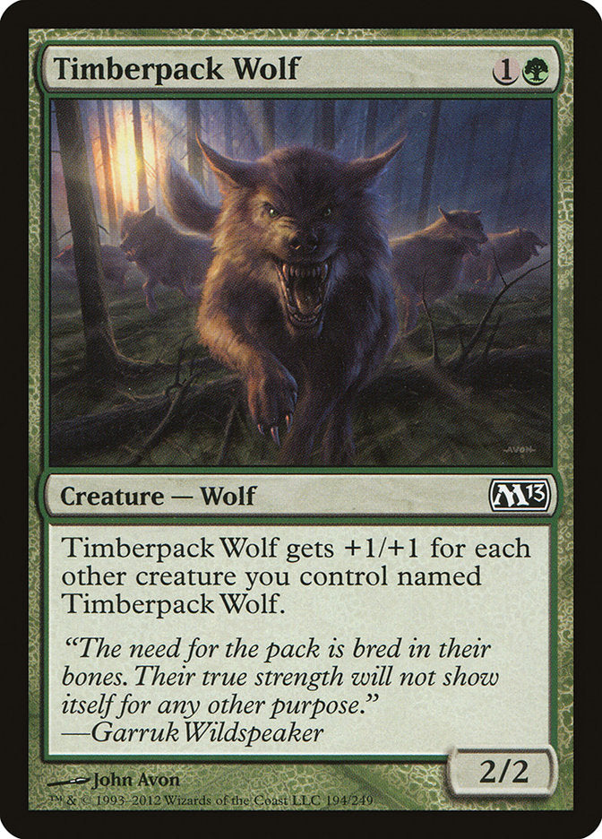 Timberpack Wolf (194) [Magic 2013] | Odin's Place