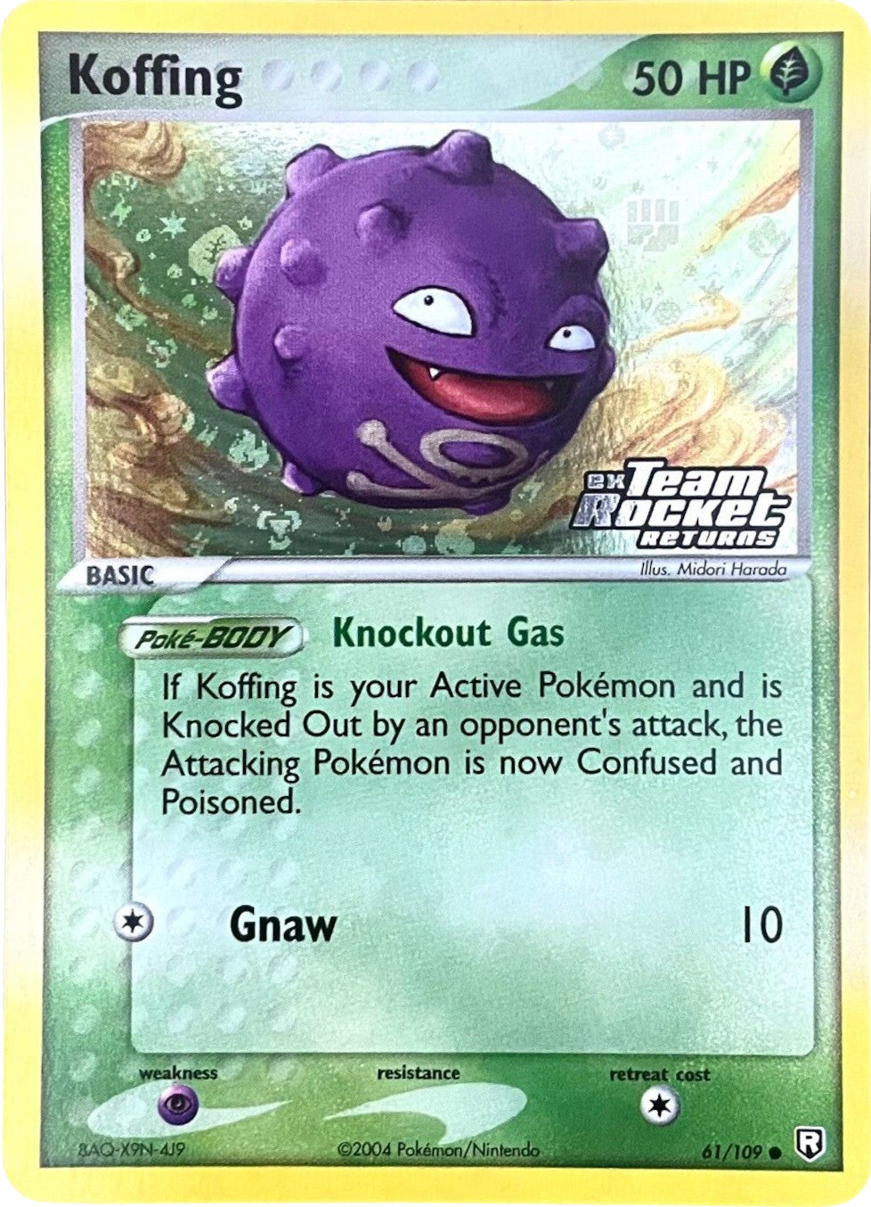 Koffing (61/109) (Stamped) [EX: Team Rocket Returns] | Odin's Place