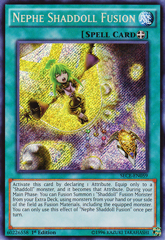 Nephe Shaddoll Fusion [SECE-EN059] Secret Rare | Odin's Place