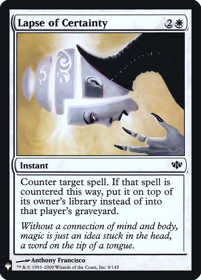 Lapse of Certainty [Mystery Booster] | Odin's Place