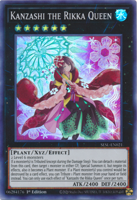 Kanzashi the Rikka Queen [SESL-EN021] Super Rare | Odin's Place
