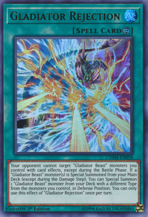Gladiator Rejection [CHIM-EN058] Ultra Rare | Odin's Place