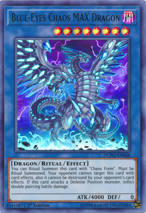 Blue-Eyes Chaos MAX Dragon [DUPO-EN048] Ultra Rare | Odin's Place