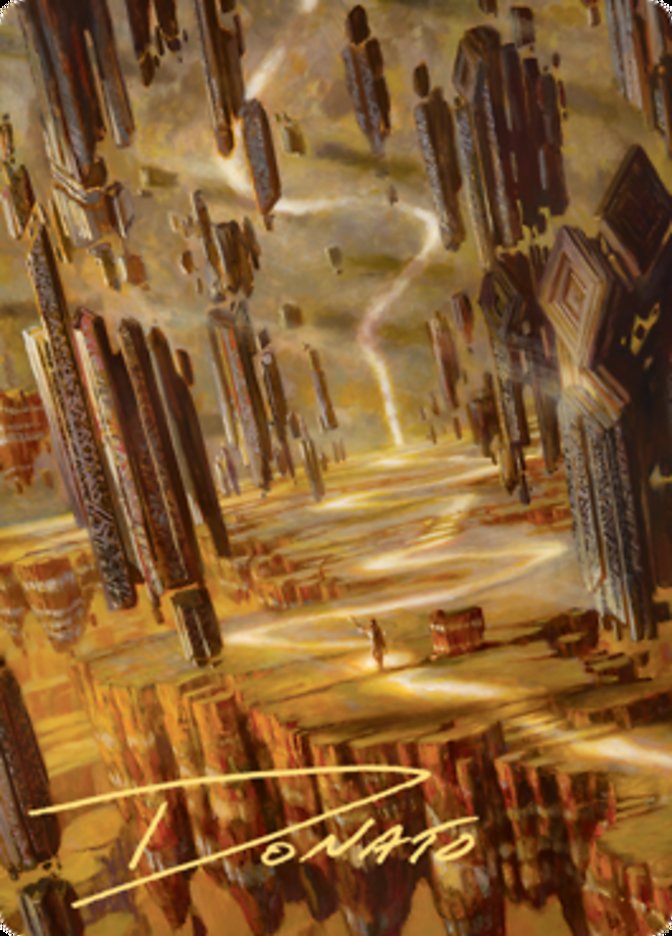 Brightclimb Pathway Art Card (Gold-Stamped Signature) [Zendikar Rising Art Series] | Odin's Place