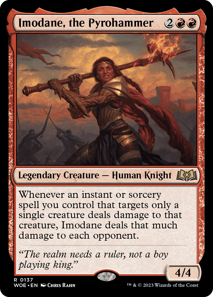 Imodane, the Pyrohammer [Wilds of Eldraine] | Odin's Place