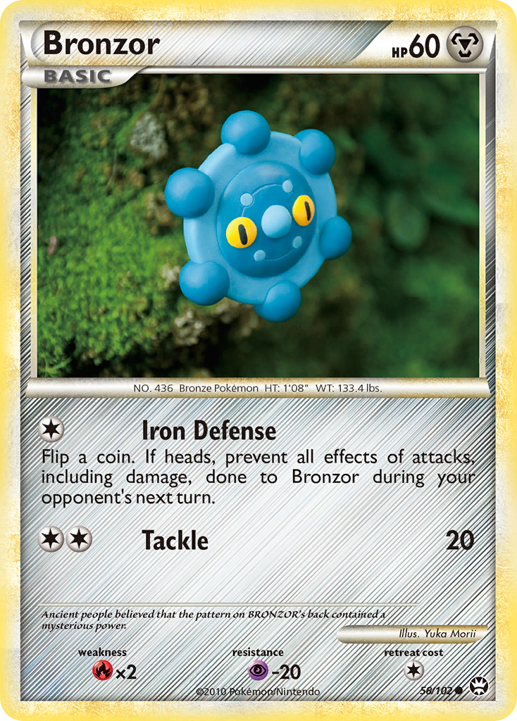 Bronzor (58/102) [HeartGold & SoulSilver: Triumphant] | Odin's Place