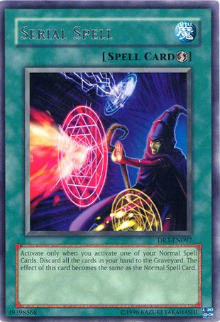 Serial Spell [DR3-EN097] Rare | Odin's Place