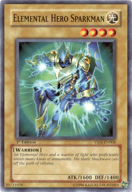 Elemental HERO Sparkman [YSDJ-EN008] Common | Odin's Place