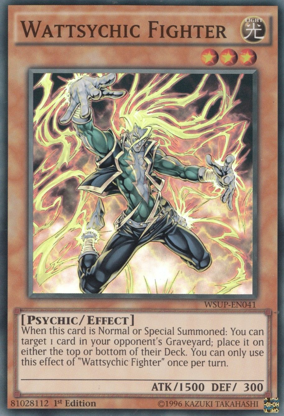 Wattsychic Fighter [WSUP-EN041] Super Rare | Odin's Place