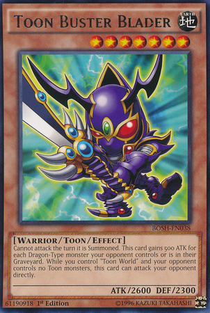 Toon Buster Blader [BOSH-EN038] Rare | Odin's Place