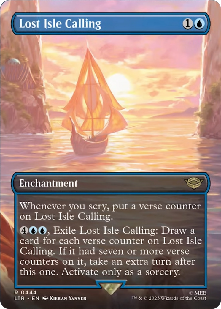 Lost Isle Calling (Borderless Alternate Art) [The Lord of the Rings: Tales of Middle-Earth] | Odin's Place