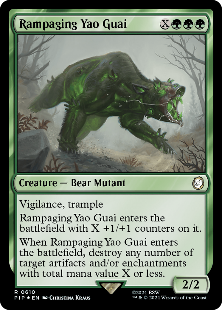 Rampaging Yao Guai (Surge Foil) [Fallout] | Odin's Place