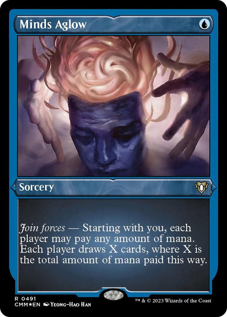 Minds Aglow (Foil Etched) [Commander Masters] | Odin's Place