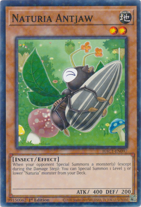 Naturia Antjaw (Duel Terminal) [HAC1-EN097] Common | Odin's Place