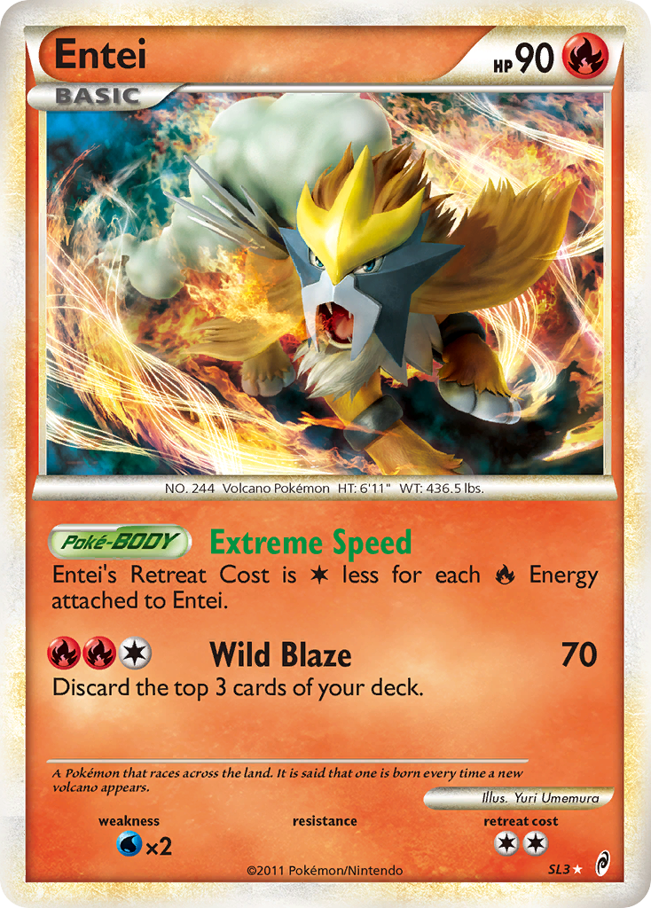 Entei (SL3) [HeartGold & SoulSilver: Call of Legends] | Odin's Place