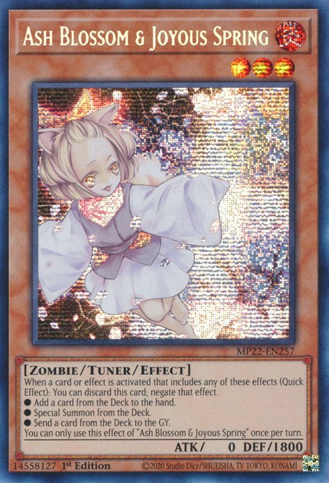 Ash Blossom & Joyous Spring [MP22-EN257] Prismatic Secret Rare | Odin's Place