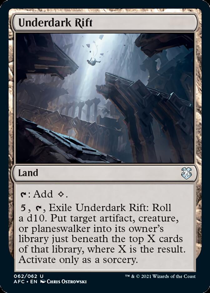 Underdark Rift [Dungeons & Dragons: Adventures in the Forgotten Realms Commander] | Odin's Place