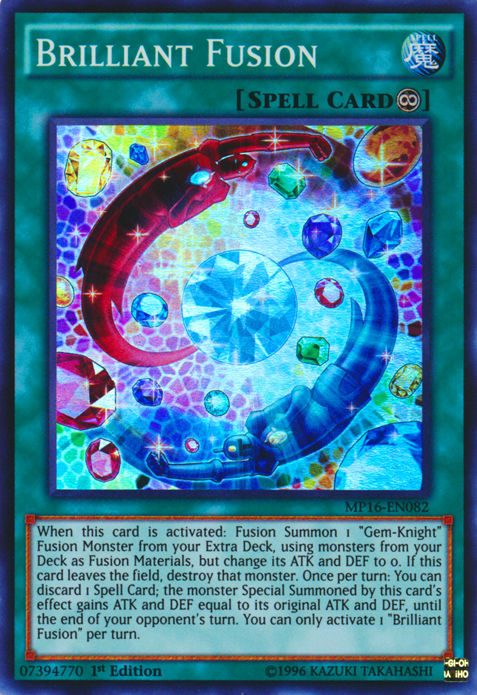 Brilliant Fusion [MP16-EN082] Super Rare | Odin's Place