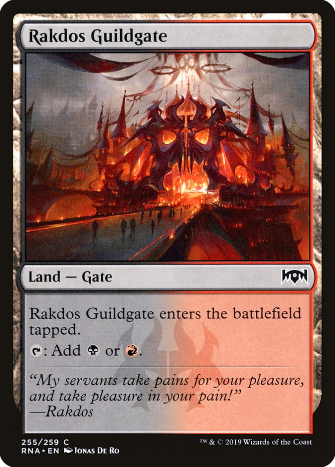 Rakdos Guildgate (255/259) [Ravnica Allegiance] | Odin's Place