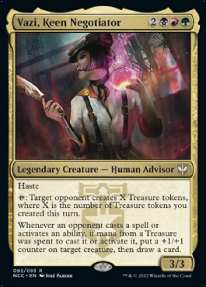 Vazi, Keen Negotiator [Streets of New Capenna Commander] | Odin's Place