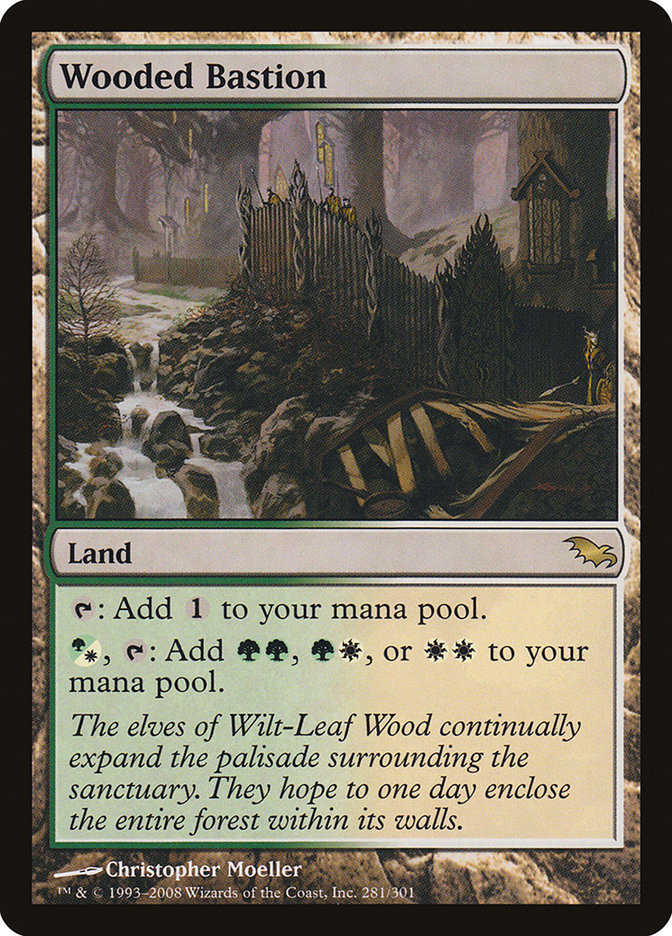 Wooded Bastion (281) [Shadowmoor] | Odin's Place