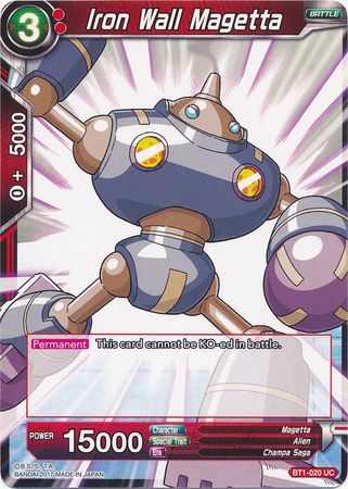 Iron Wall Magetta (BT1-020) [Galactic Battle] | Odin's Place