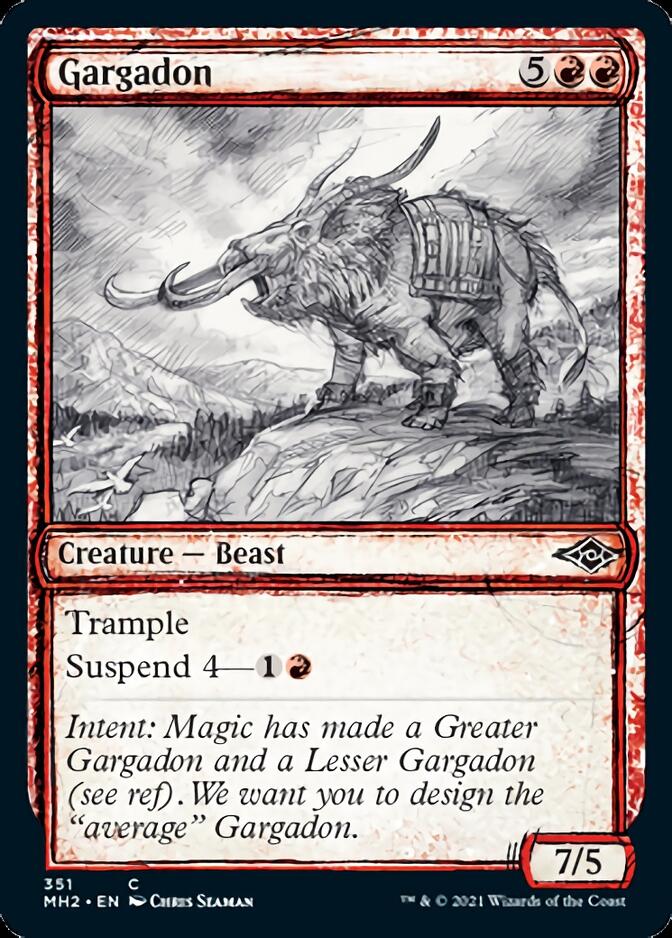 Gargadon (Sketch) [Modern Horizons 2] | Odin's Place