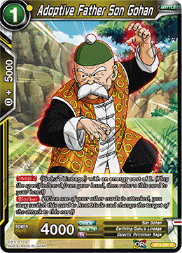 Adoptive Father Son Gohan (Reprint) (BT4-091) [Battle Evolution Booster] | Odin's Place