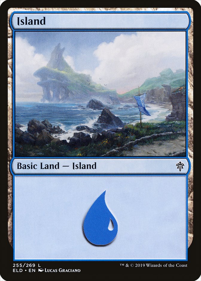 Island (255) [Throne of Eldraine] | Odin's Place