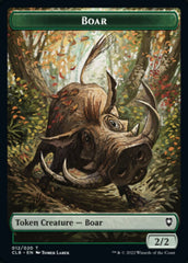 Treasure // Boar Double-Sided Token [Commander Legends: Battle for Baldur's Gate Tokens] | Odin's Place