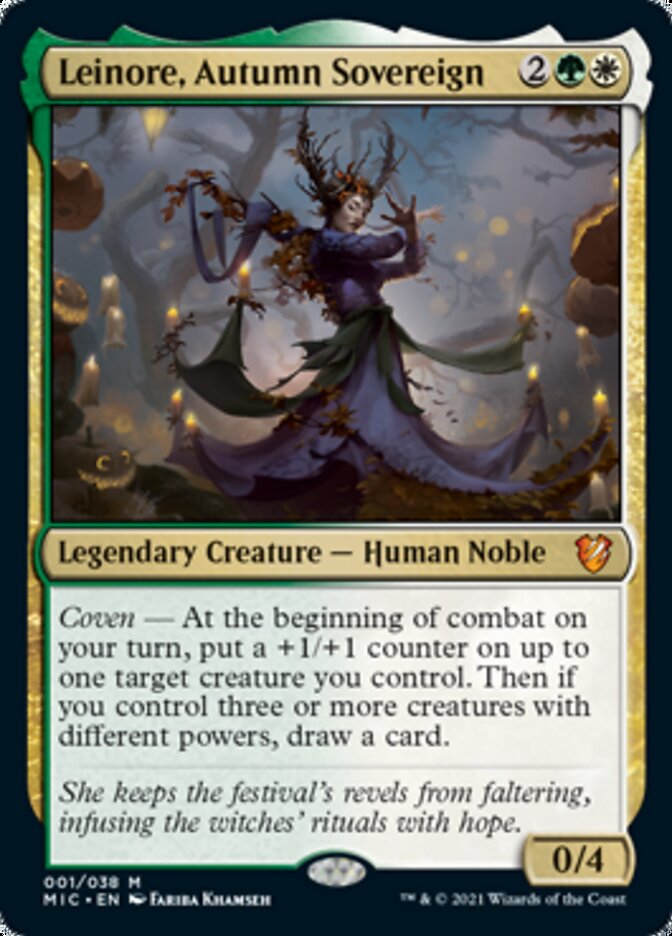 Leinore, Autumn Sovereign (Display Commander) [Innistrad: Midnight Hunt Commander] | Odin's Place