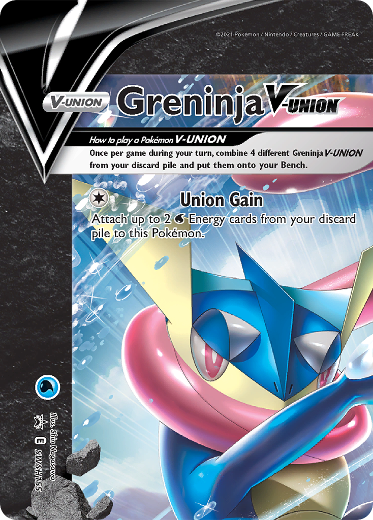 Greninja V-Union (SWSH155) [Sword & Shield: Black Star Promos] | Odin's Place