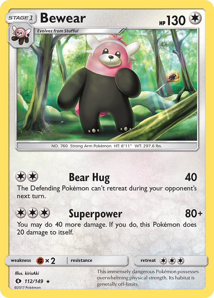 Bewear (112/149) [Sun & Moon: Base Set] | Odin's Place