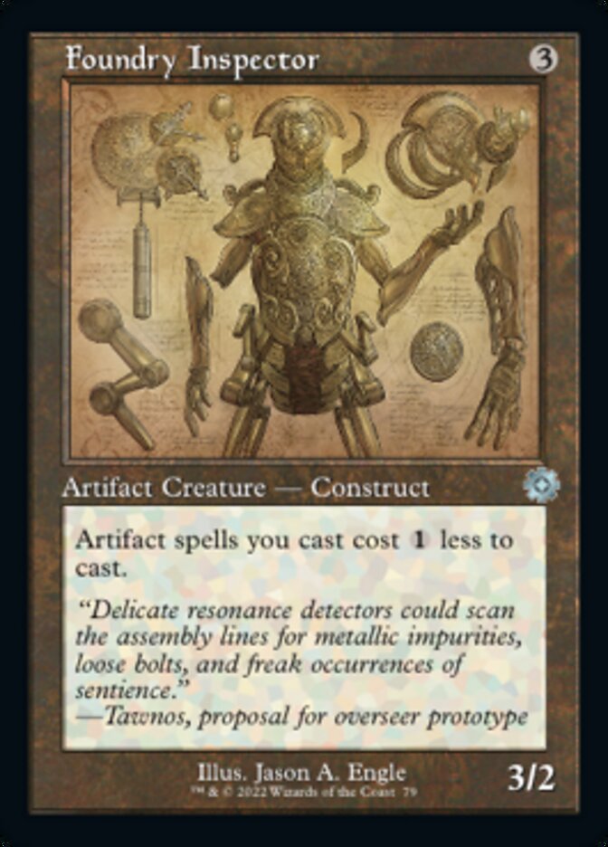 Foundry Inspector (Retro Schematic) [The Brothers' War Retro Artifacts] | Odin's Place