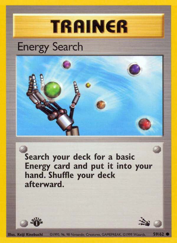 Energy Search (59/62) [Fossil 1st Edition] | Odin's Place