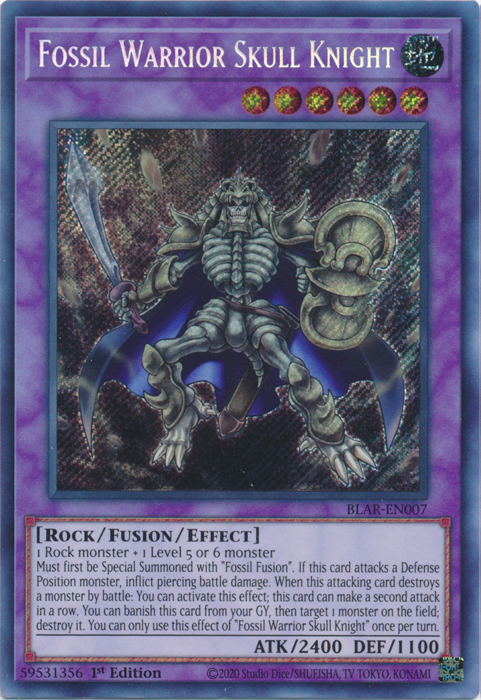 Fossil Warrior Skull Knight [BLAR-EN007] Secret Rare | Odin's Place