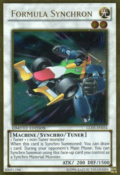Formula Synchron [GLD5-EN034] Gold Rare | Odin's Place