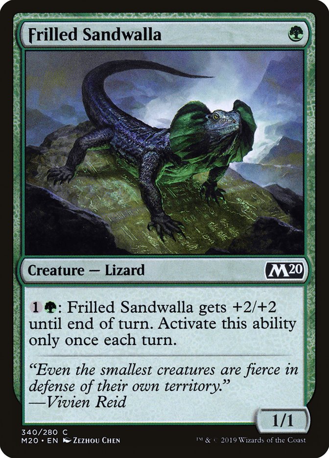 Frilled Sandwalla [Core Set 2020] | Odin's Place