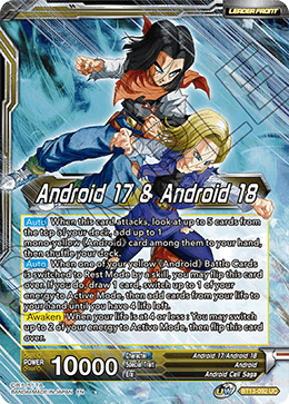 Android 17 & Android 18 // Android 17 & Android 18, Harbingers of Calamity (Uncommon) (BT13-092) [Supreme Rivalry] | Odin's Place