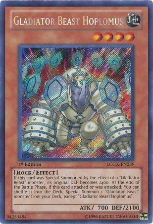 Gladiator Beast Hoplomus [LCGX-EN239] Secret Rare | Odin's Place