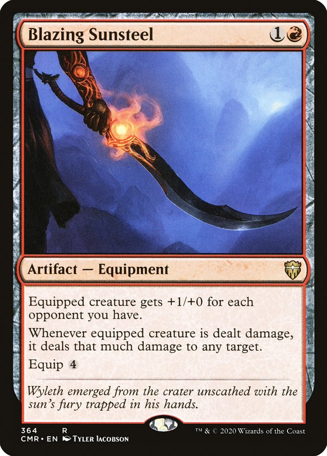 Blazing Sunsteel [Commander Legends] | Odin's Place