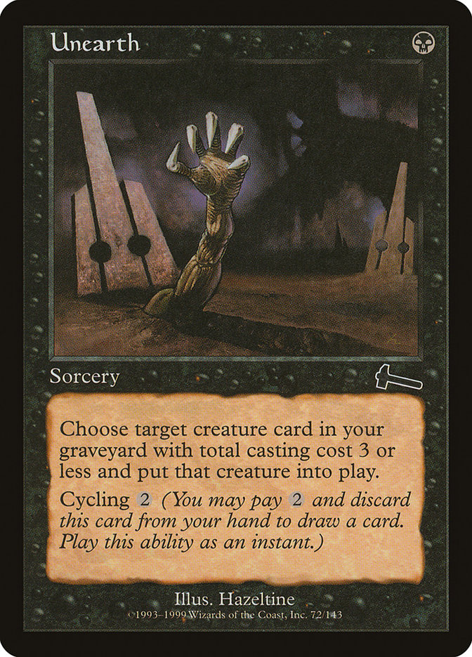 Unearth (72) [Urza's Legacy] | Odin's Place