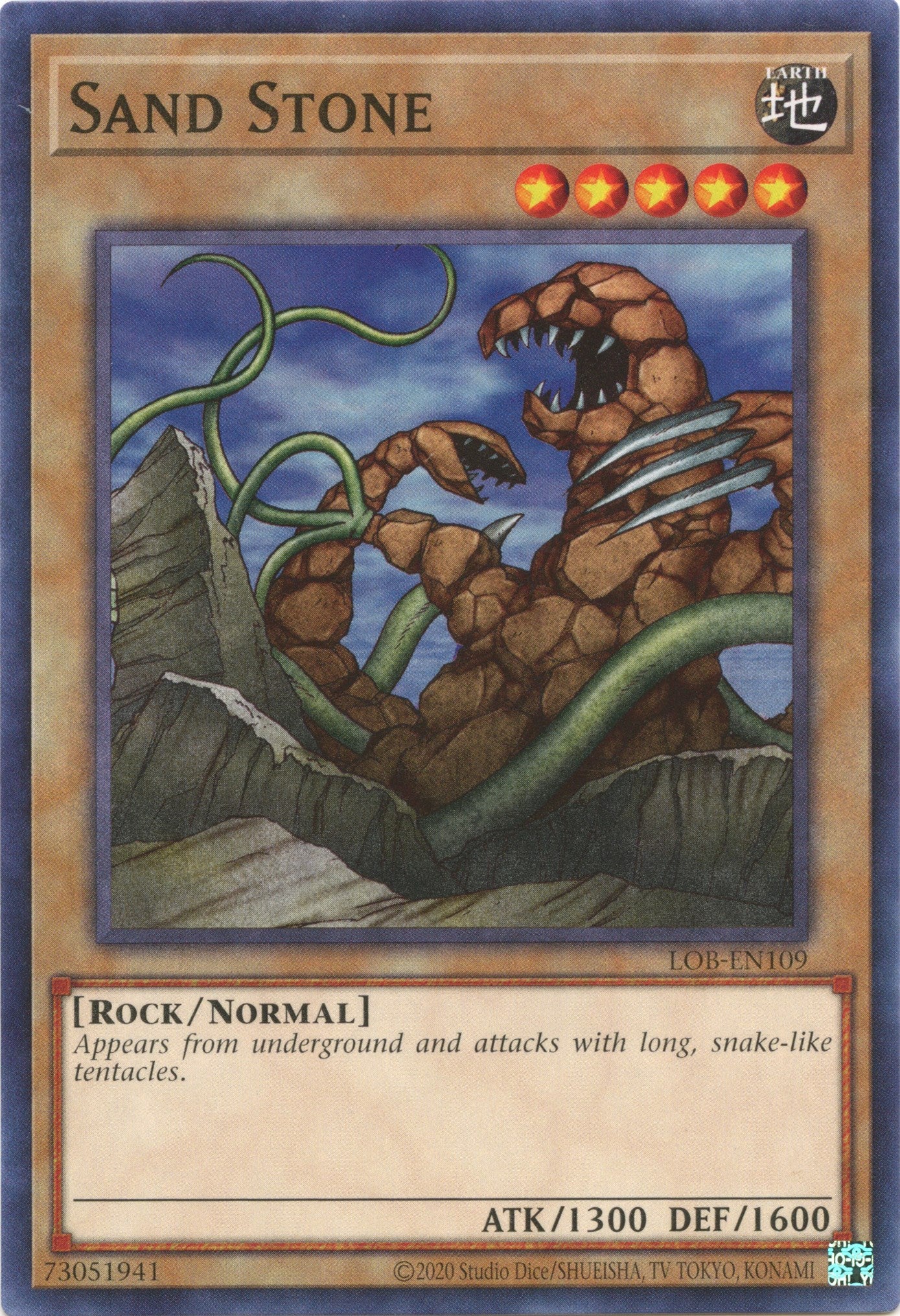 Sand Stone (25th Anniversary) [LOB-EN109] Common | Odin's Place