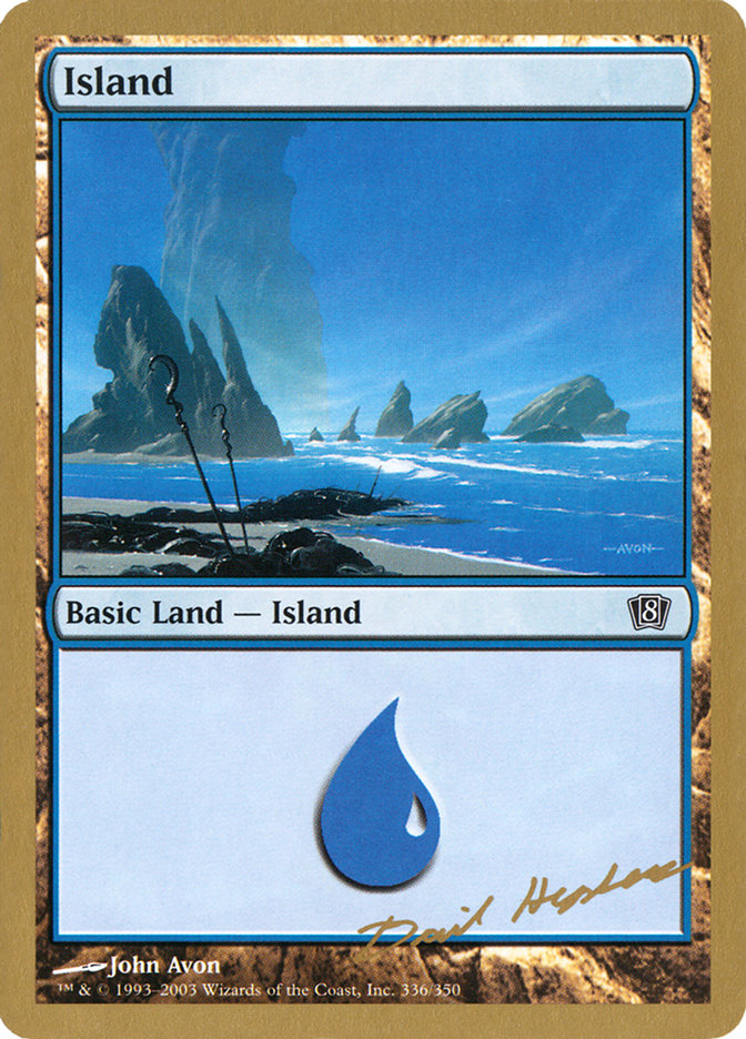 Island (dh336) (Dave Humpherys) [World Championship Decks 2003] | Odin's Place