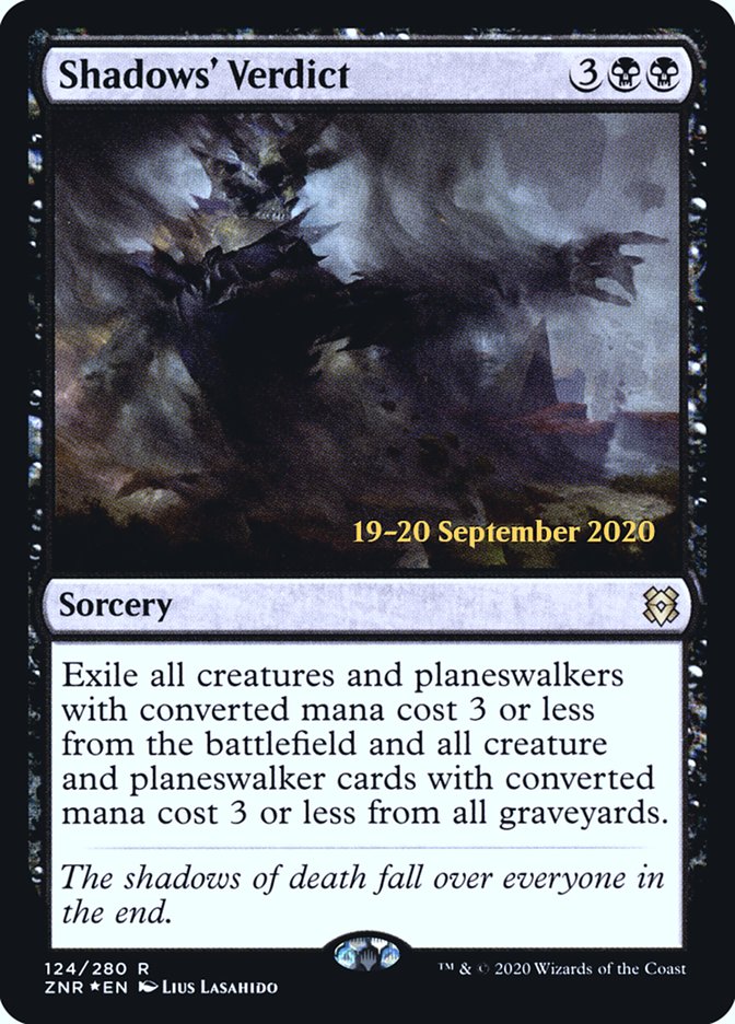 Shadows' Verdict [Zendikar Rising Prerelease Promos] | Odin's Place